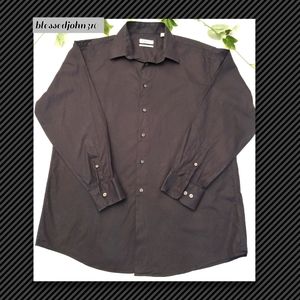 Calvin Klein Men Long Sleeve Dress Shirt